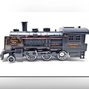 Rail King Alloy Metal loco Steam Railway Kids Train Set Steam & sounds
